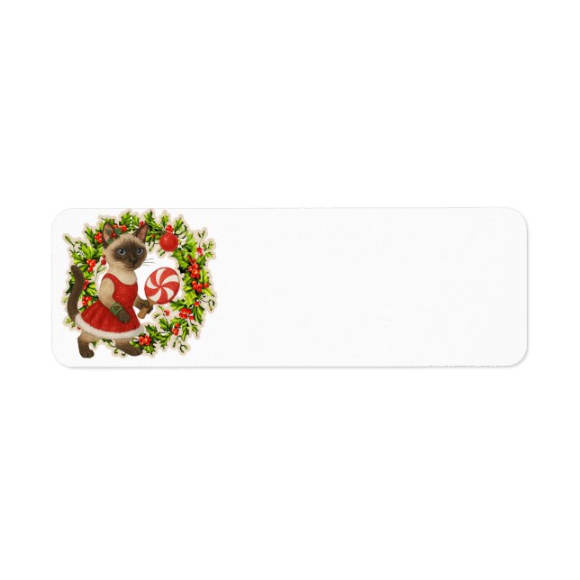 Ping Pong Christmas Themed for Siamese Cat lovers (Front)