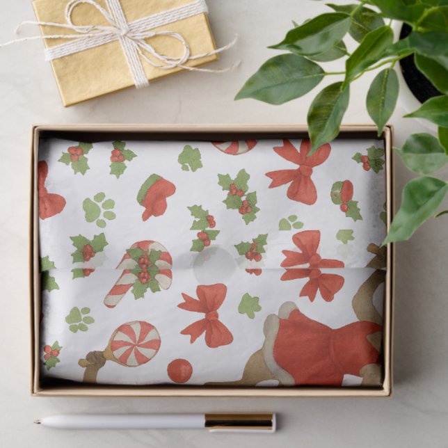 Ping Pong Christmas themed for Siamese Cat Lovers  Tissue Paper (Gift)