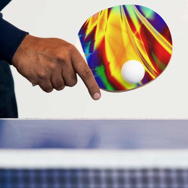 Ping Pong Colors of Fire Paddle (Insitu)