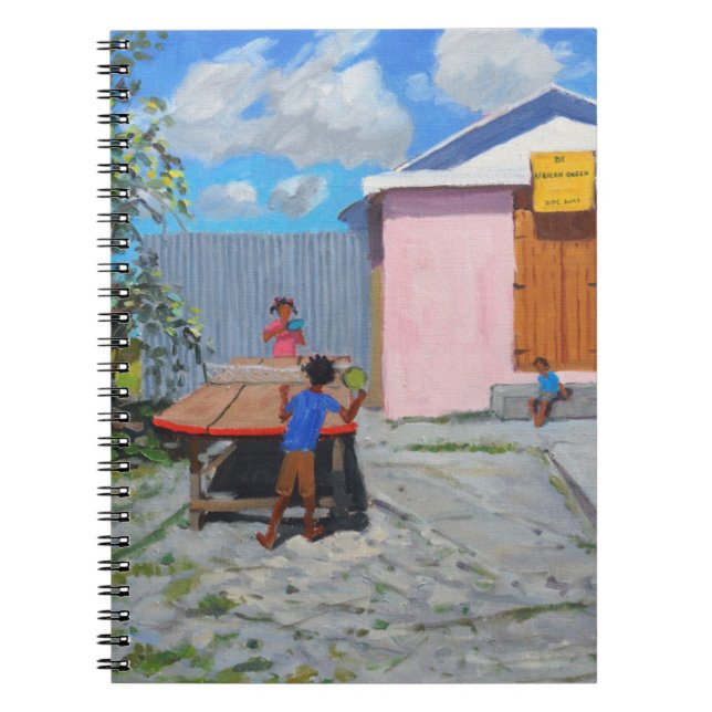 Ping Pong De African Queen Hideaway Notebook (Front)