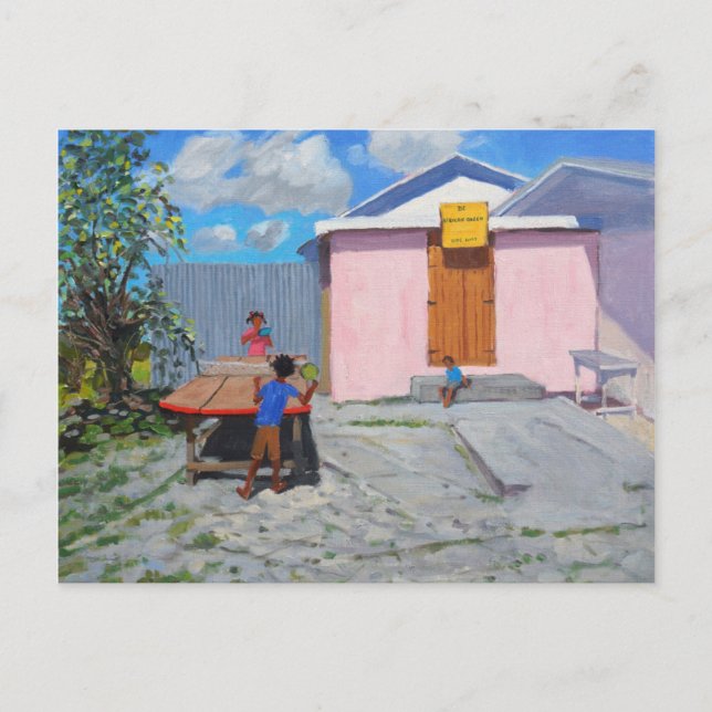 Ping Pong De African Queen Hideaway Postcard (Front)