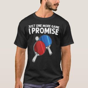 Ping Pong Designs For Men Women Table Tennis Playe T-Shirt