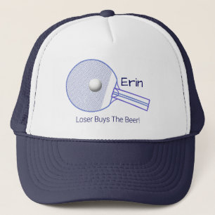 Ping Pong Fun Table Tennis Ping Pong Baseball Trucker Hat
