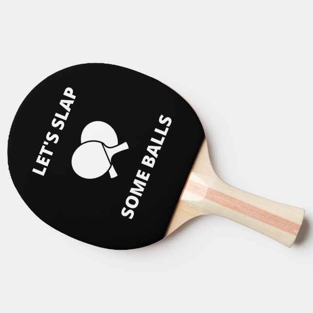 Ping Pong Humor Paddle (Side)