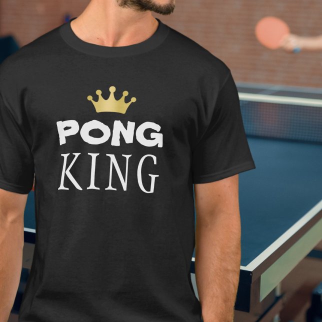PING PONG KING Gold Crown T-Shirt (Creator Uploaded)