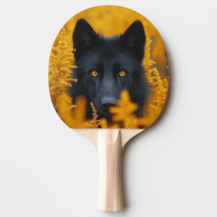 Ping Pong Lobo Negro Pala Paddle