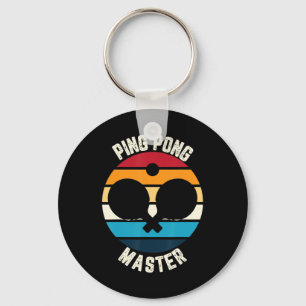 Ping Pong Master Table Tennis Key Ring