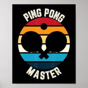 Ping Pong Master Table Tennis  Poster