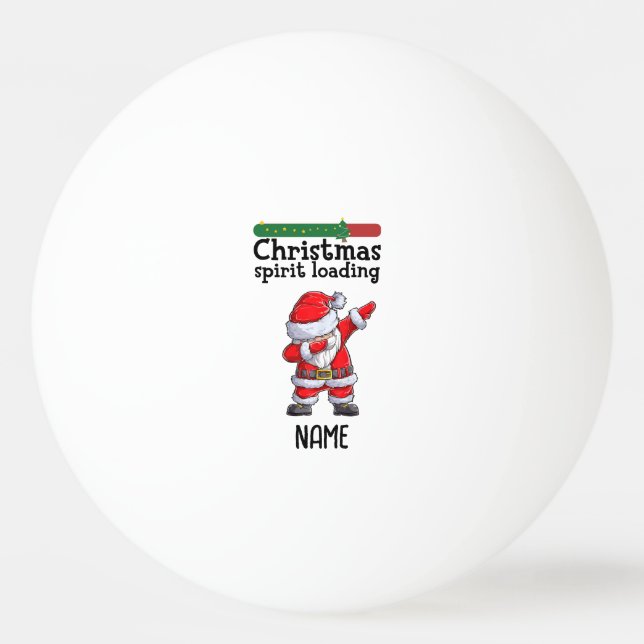 Ping pong Merry Christmas  Santa Claus  Ping Pong  Ping Pong Ball (Front)