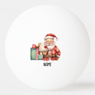 Ping pong Merry Christmas with Santa Claus Ball