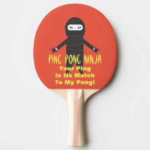 Ping Pong Ninja Funny Ping Pong Paddle