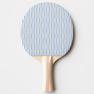 Ping Pong Paddle Blue & White Stripe Square