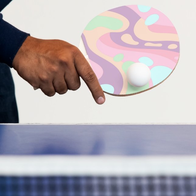 Ping Pong Paddle Colourful  (Insitu)