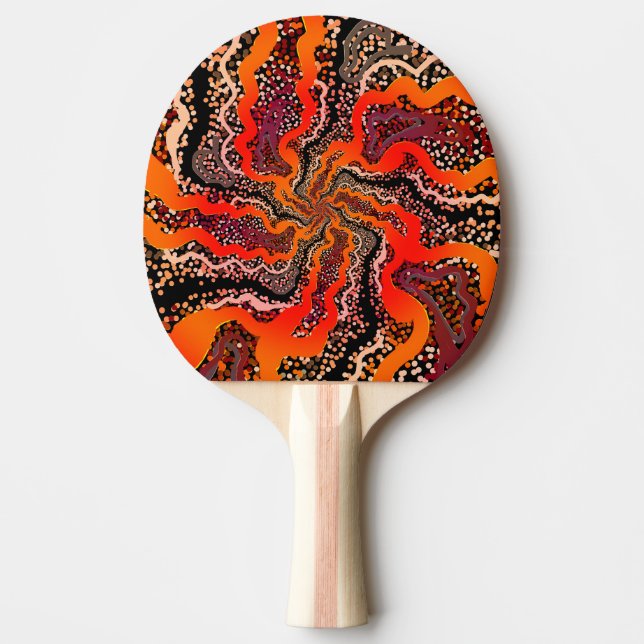 Ping pong Paddle created by Jimette Design (Front)