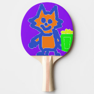 Ping Pong Paddle, Full Print Back Ping Pong Paddle