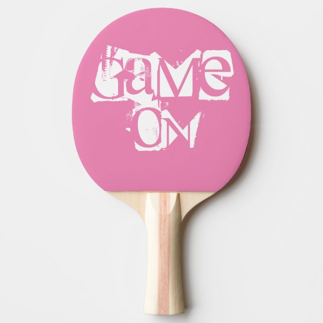 Ping Pong Paddle-Game On Ping Pong Paddle (Front)