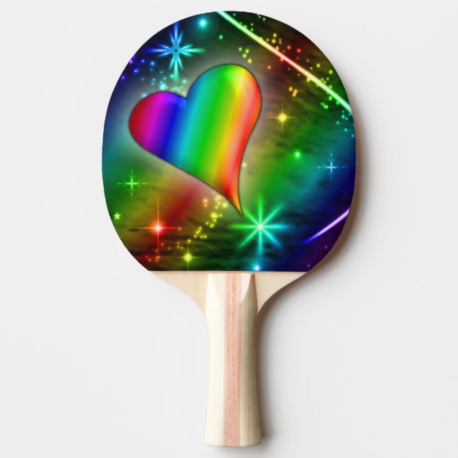 Ping Pong Paddle/Hearts Paddle (Front)