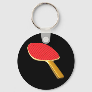 Ping Pong Paddle Key Ring