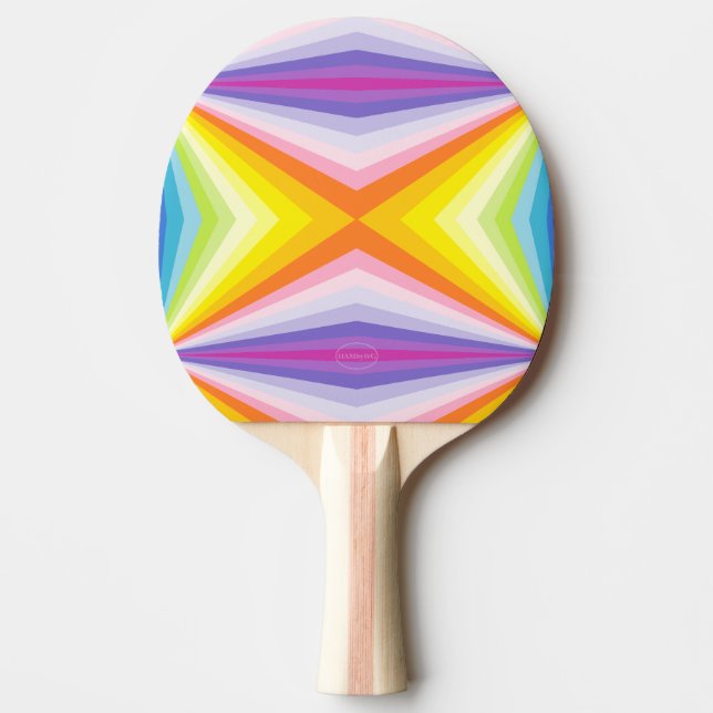 Ping-Pong Paddle - Multi-Colour - HAMbyWG (Front)