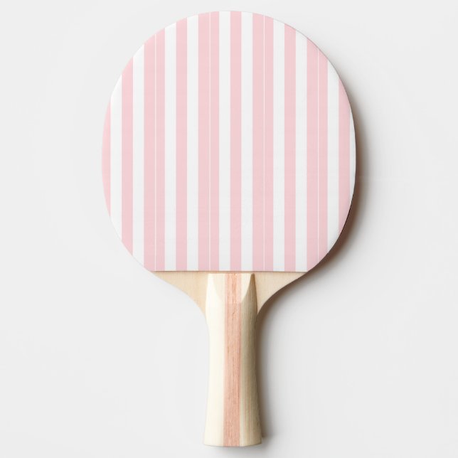Ping Pong Paddle Pink & White Stripe (Front)