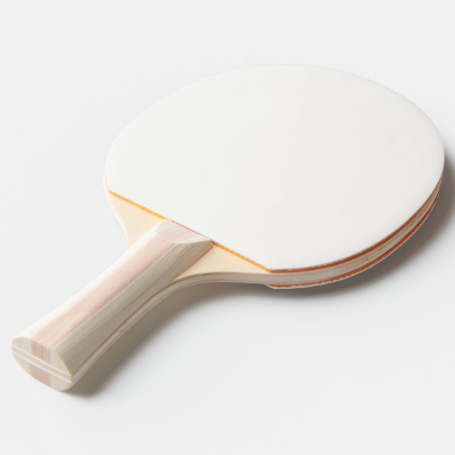 Ping Pong Paddle Red White or Black White Template (Back Angle)