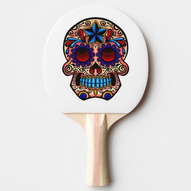 Ping Pong Paddle/Skull Ping Pong Paddle (Front)