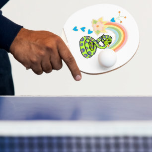 Ping Pong Paddle Snake Rainbow 