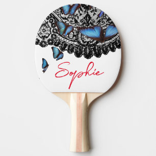 Ping Pong Paddle "SOPHIE" BUTTERFLIES