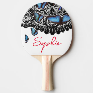 Ping Pong Paddle "SOPHIE" BUTTERFLIES