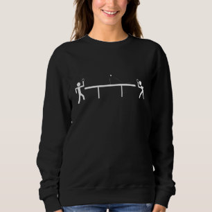 Ping Pong Paddle Table Tennis Player Coach Sport Sweatshirt