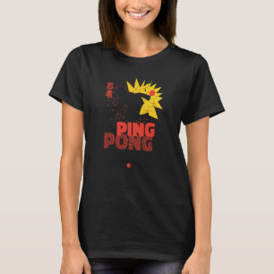 Ping Pong Paddle Table Tennis sport ping pong ninj T-Shirt