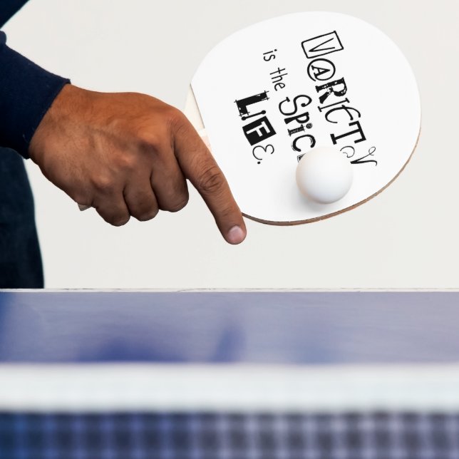 Ping Pong Paddle  Variety Spice of Life (Insitu)