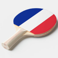 Ping pong paddle with Flag of France