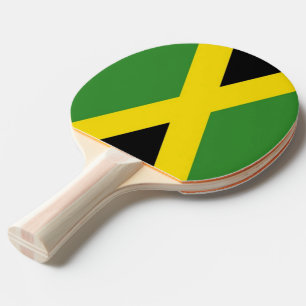 Ping pong paddle with Flag of Jamaica
