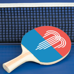 Ping pong paddle with Flag of Kansas City