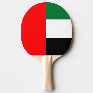 Ping pong paddle with Flag of UAE