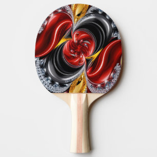 Ping pong paddle with German Colours