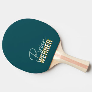 Ping Pong Paddle with His Name