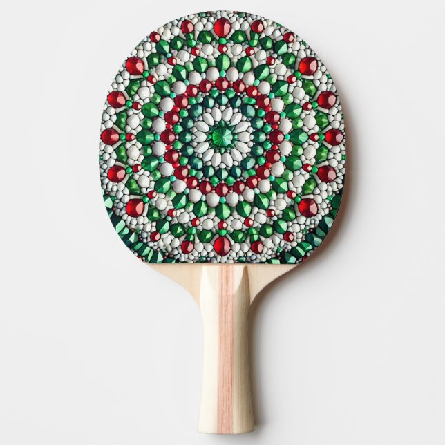 Ping pong paddle with Italian Colours (Front)
