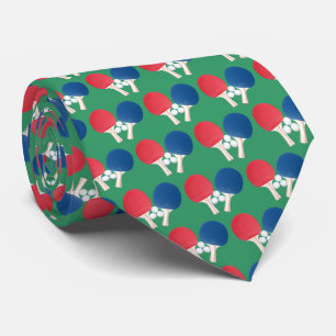 Ping Pong Paddles and Balls Tie