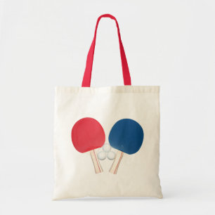 Ping Pong Paddles and Balls Tote Bag