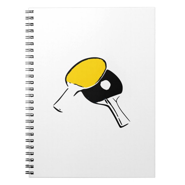 Ping Pong Paddles Notebook (Front)