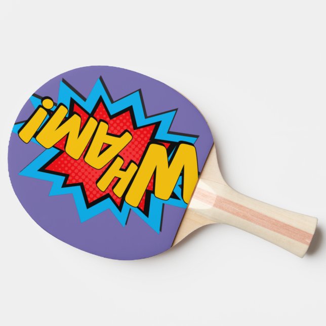 Ping Pong Paddles - Wham and Ka-Pow (Side)