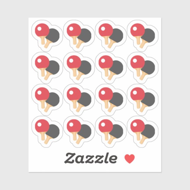 Ping Pong Players Sports Game Reminder Planner  (Sheet)