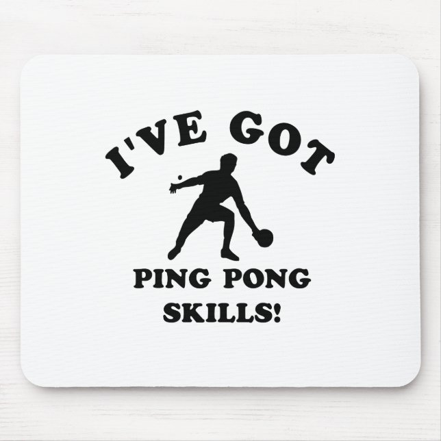 ping pong skill gift items mouse mat (Front)