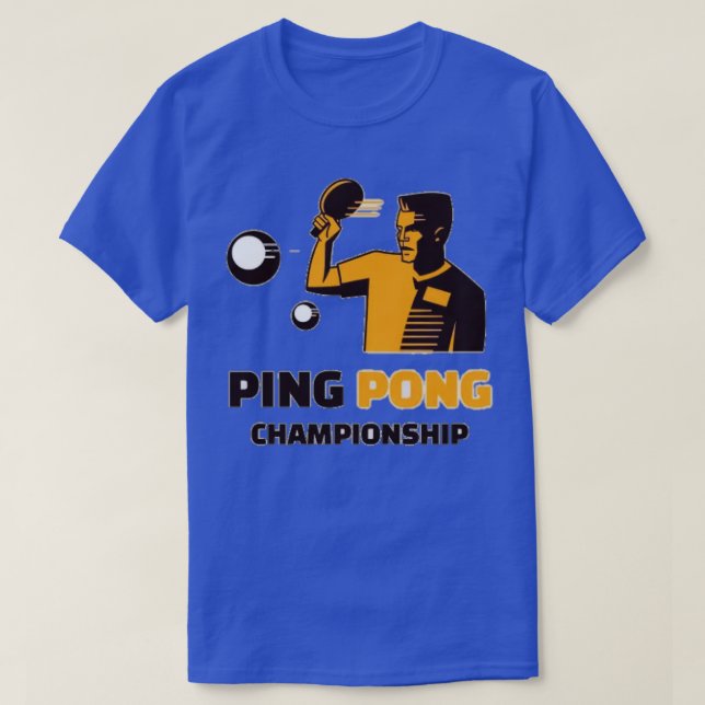 Ping pong sticker T-Shirt (Design Front)