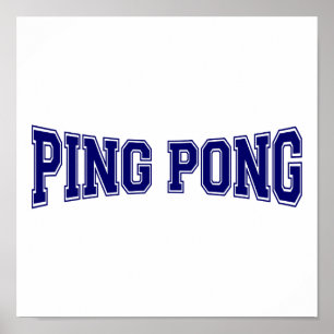 Ping pong Style Poster