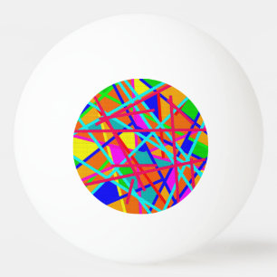 Ping Pong / Table Tennis Ball - Abstract Coloured