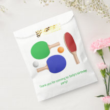 Ping Pong Table Tennis Birthday Party