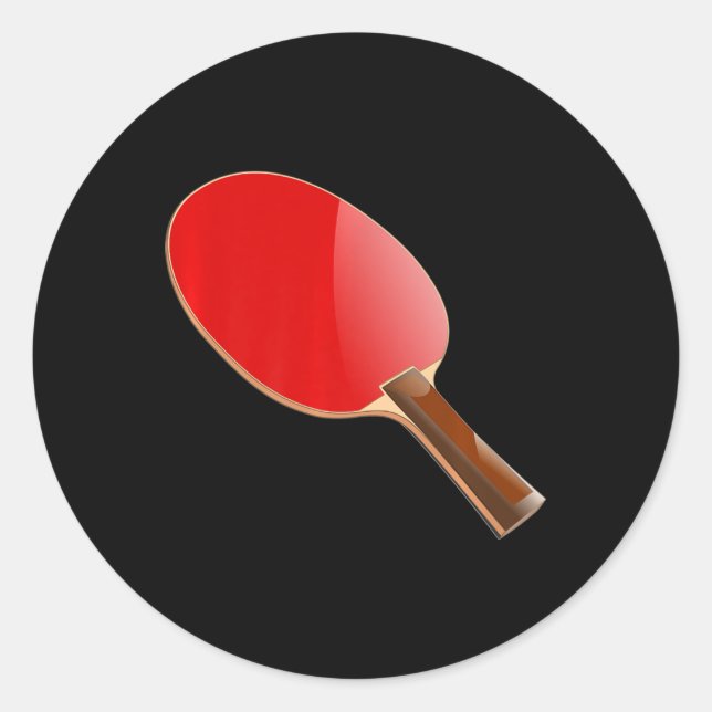 Ping Pong Table Tennis   Classic Round Sticker (Front)